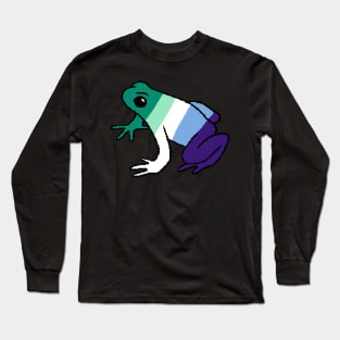 Pixel Gay Man Frog Long Sleeve T-Shirt